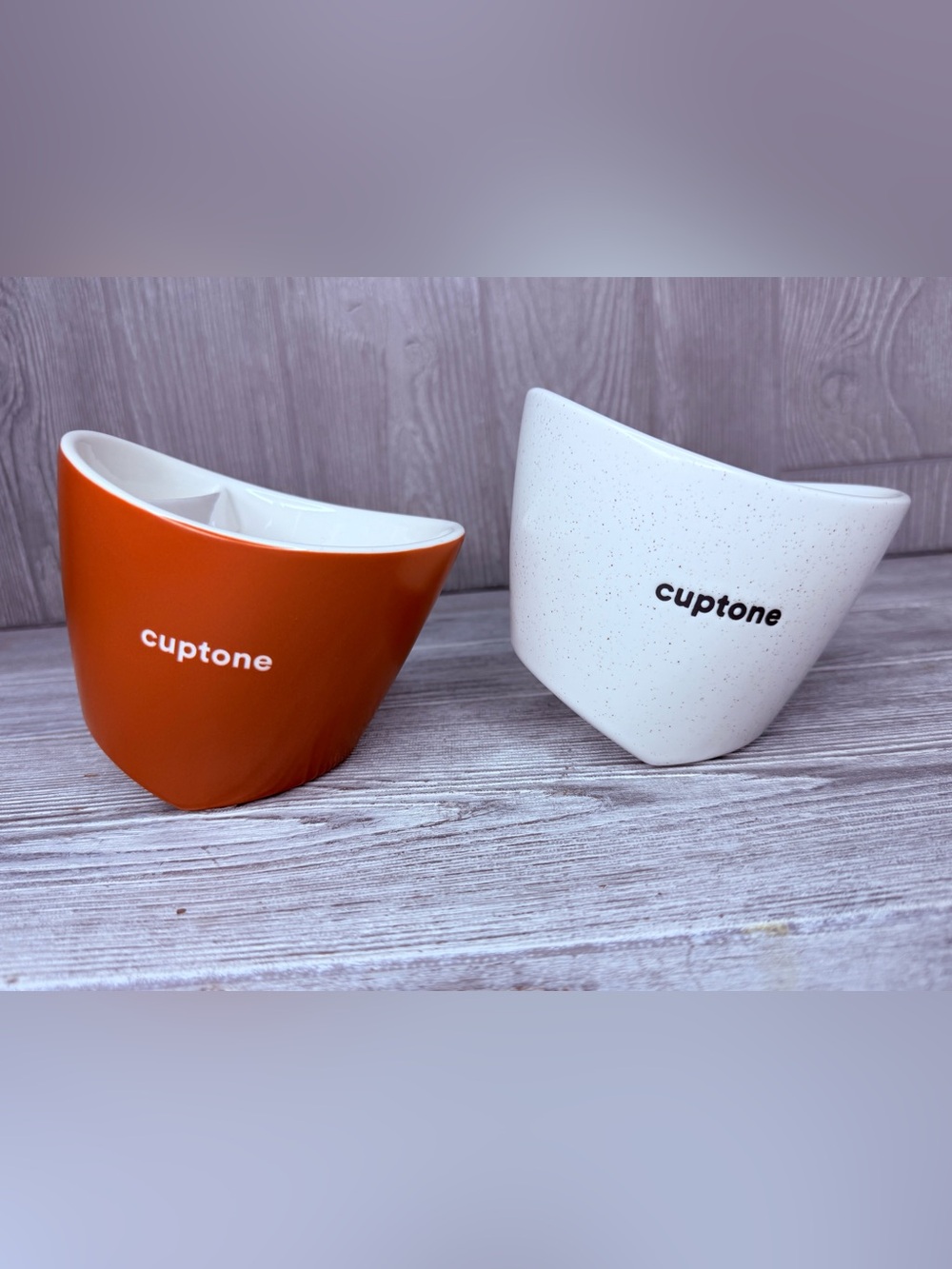 2 nwt cuptone tilted self straining coffee cup tea mug drinking ceramic - Picture 3 of 10